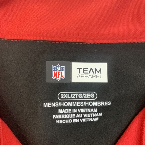 Arizona Cardinals Sweatshirt Mens 2XL XXL Extra Large Quarter Zip NFL Apparel - Picture 5 of 14